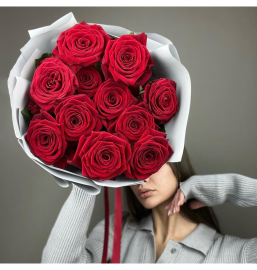 Нежный букет из роз